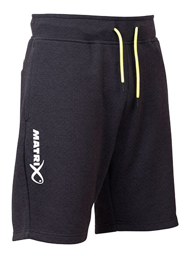 MATRIX MINIMAL BLACK MARL JOGGER SHORTS S