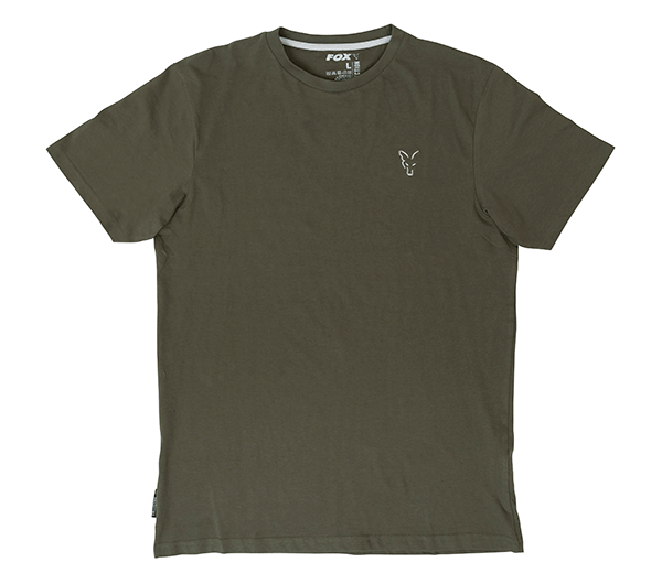 FOX COLLECTION GREEN & SILVER T-SHIRT S