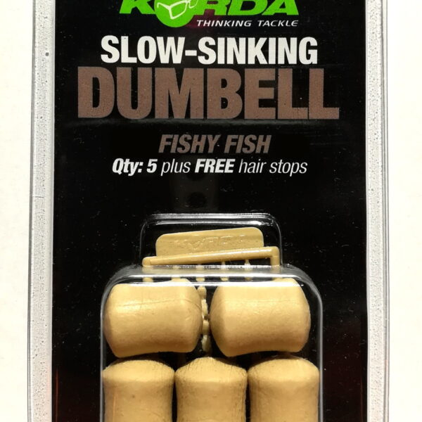 KORDA SLOW SINKING DUMBELL FISHY FISH 8MM