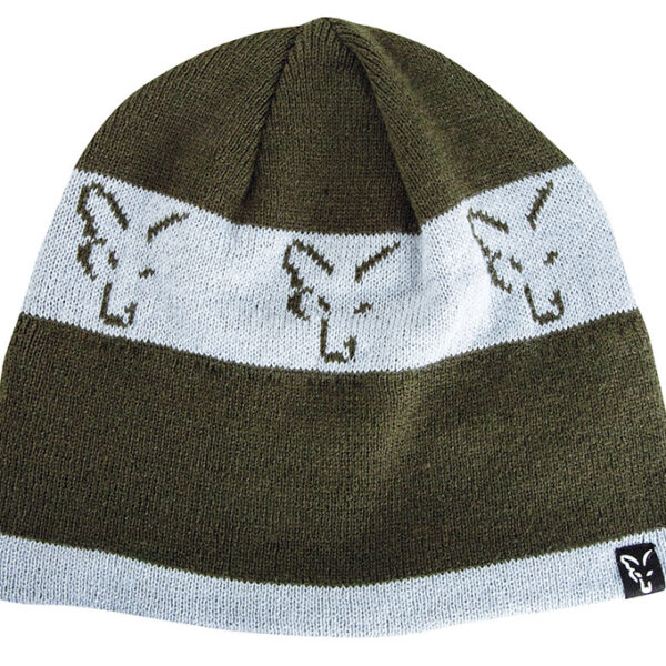 FOX GREEN & SILVER BEANIE