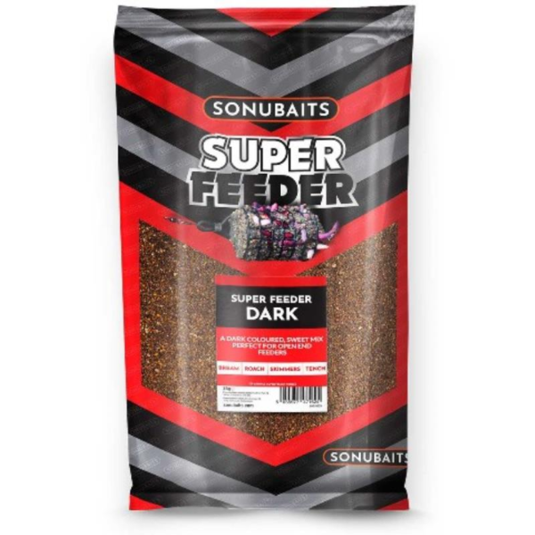 SONUBAITS SUPER FEEDER DARK 2KG.