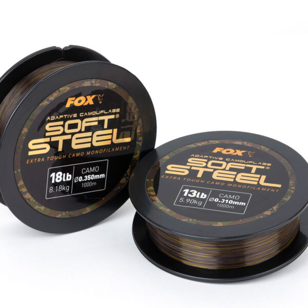 FOX ADAPTIVE CAMOUFLAGE SOFT STEEL 23LB 0.41MM 1000MT