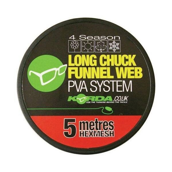 KORDA LONGCHUCK FUNNEL WEB REFILL 5MT 15MM HEXMESH