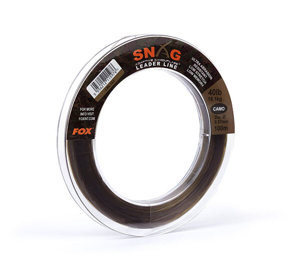 FOX SNAG LEADER LINE 30LB 0.47MM 100MT