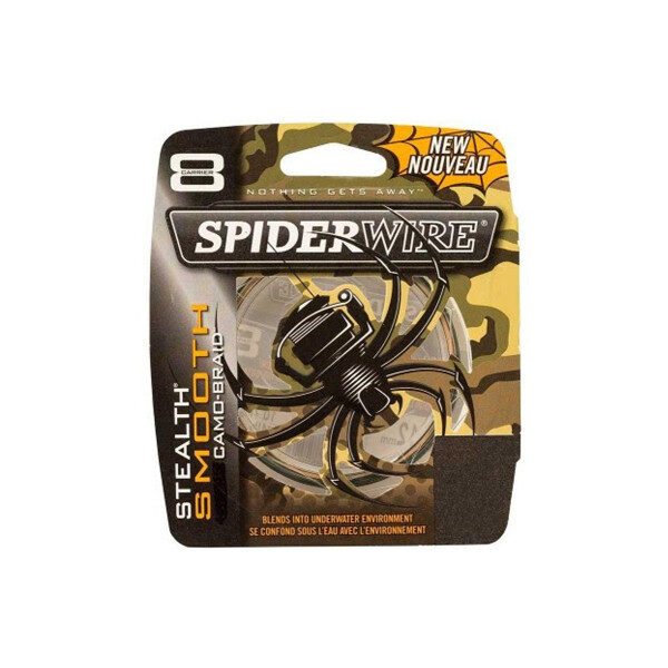SPIDERWIRE STEALTH SMOOTH CAMOUFLAGE 0.35MM 150MT