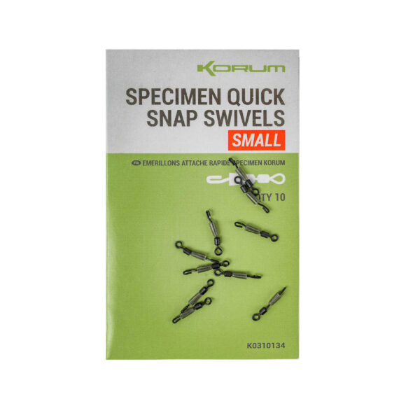 KORUM SPECIMEN QUICK SNAP SWIVEL SMALL