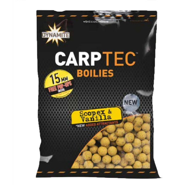 DYNAMITE BAITS CARPTEC SCOPEX&VANILLA 15MM 1KG