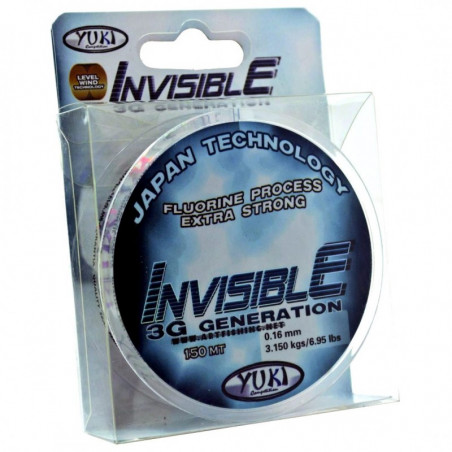 YUKI INVISIBLE 3G GENERATION 0,30MM 8,93KG 150MT