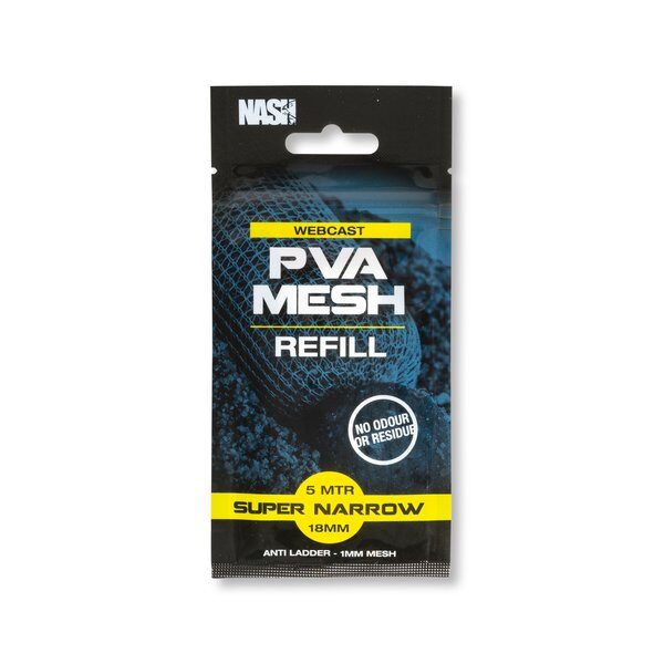 NASH WEBCAST PVA REFILLS SUPER NARROW (18MM X 5 MT)
