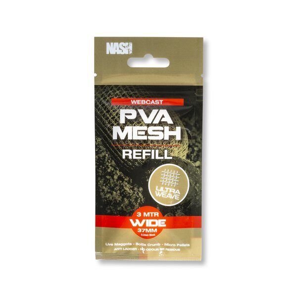 NASH WEBCAST ULTRA WEAVE PVA REFILLS WIDE (37MM X 3MT)
