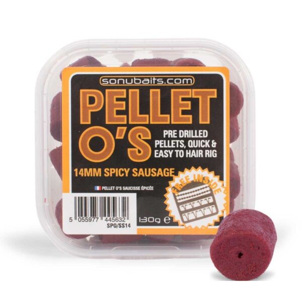 SONUBAITS SPICY SAUSAGE PELLET O'S 14MM
