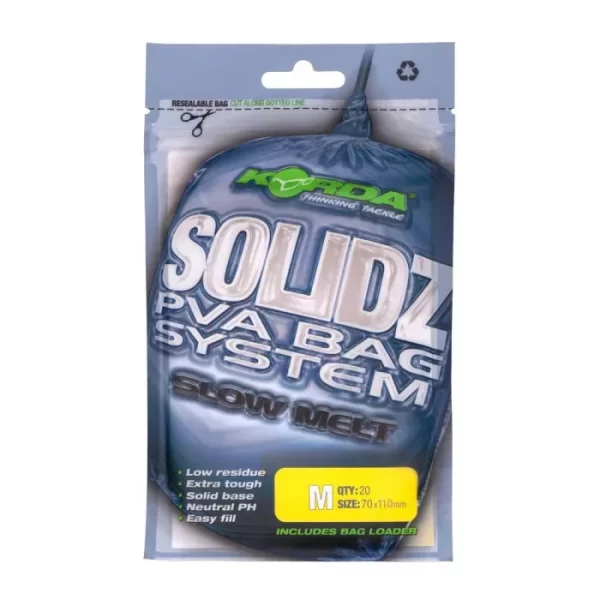 KORDA SOLIDZ SLOW MELT PVA BAG M