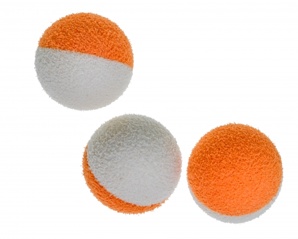 STARBAITS TWO TONES BALLS 14MM ORANGE&BLANC