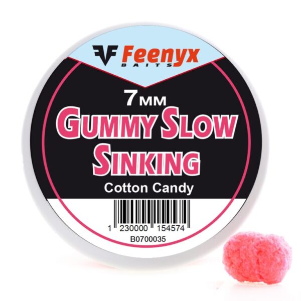 FEENYX GUMMY SLOW SINKING COTTON CANDY 7MM