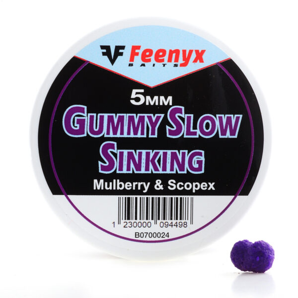 FEENYX GUMMY SLOW SINKING MULBERRY&SCOPEX 5MM