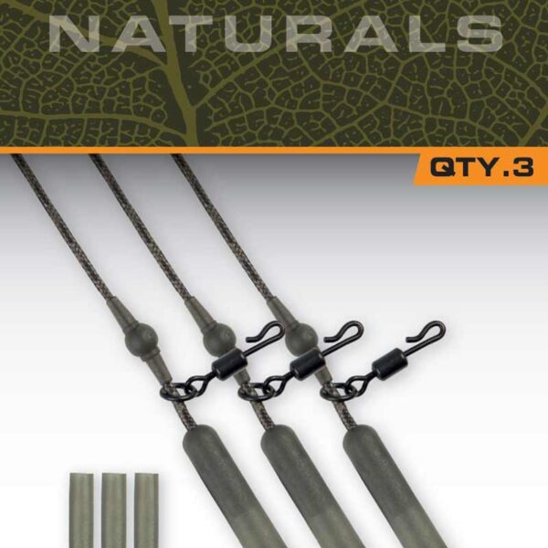 FOX EDGES™ NATURALS SUBMERGE HELI RIGS 40LB X 3