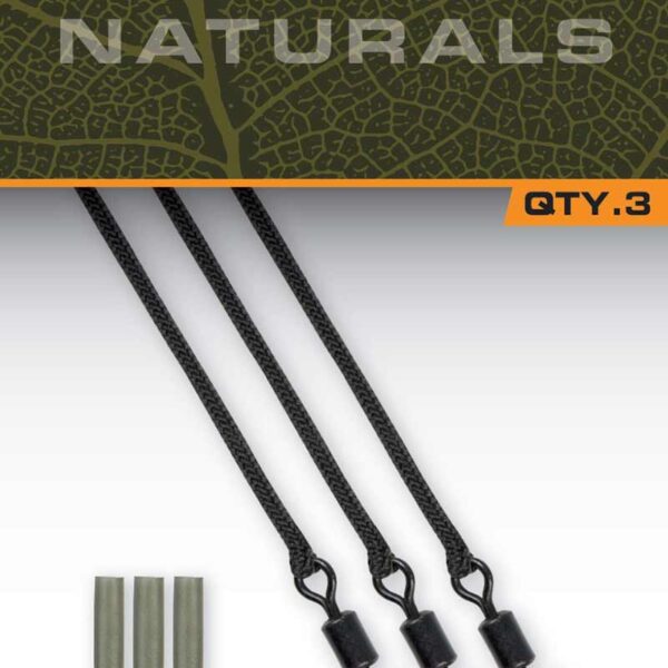 FOX EDGES™ NATURALS LEADCORE LEADERS 50LB X 3