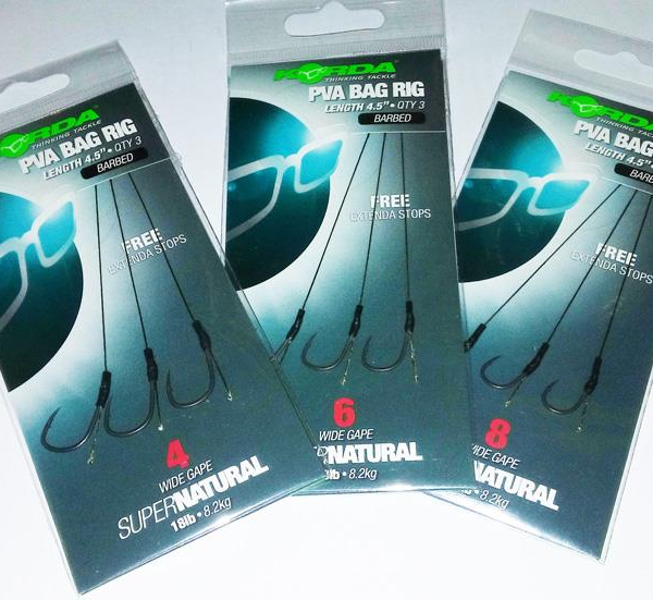 KORDA SOLIDZ PVA RIGS 18LB SZ 8