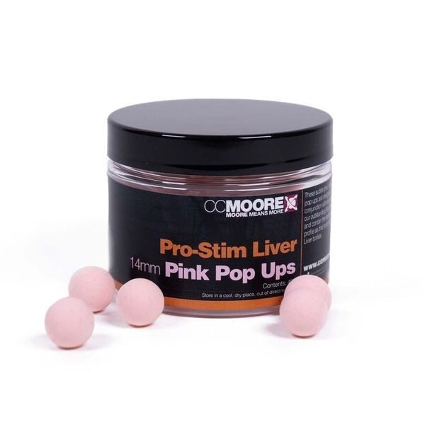 CCMOORE PRO-STIM LIVER POP UPS PINK 14 MM