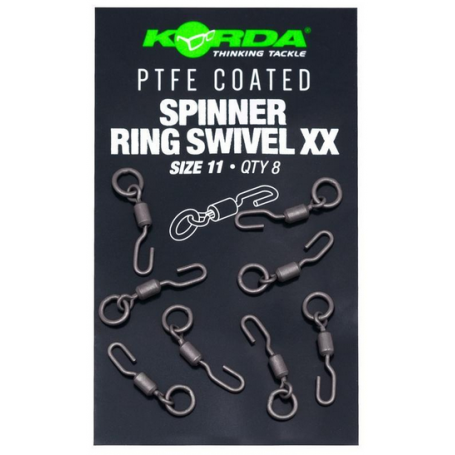 KORDA PTFE SPINNER RING SWIVEL XX SIZE 11