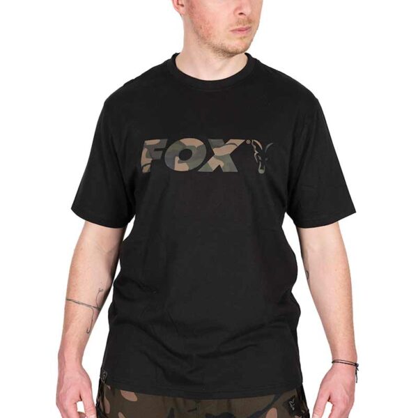 FOX BLACK/CAMO LOGO T-SHIRT XXXL