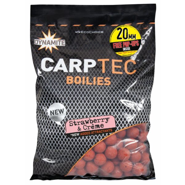 DYNAMITE BAITS CARPTEC STRAWBERRY & CREME 15MM 1.8KG