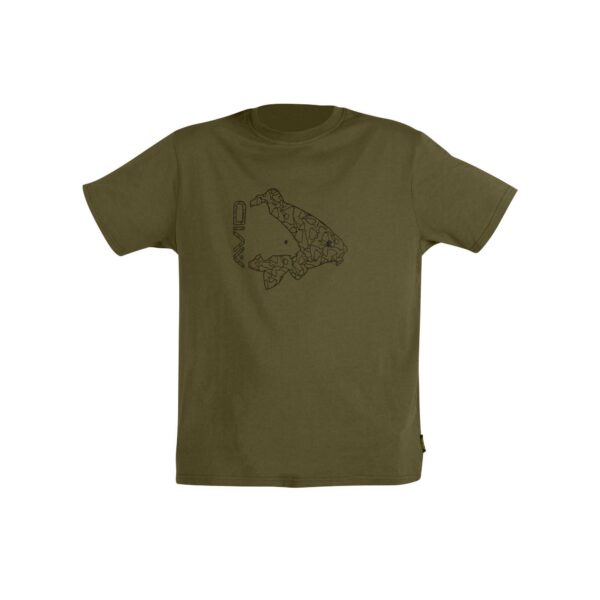 AVID CARP ICON T-SHIRT KHAKI M