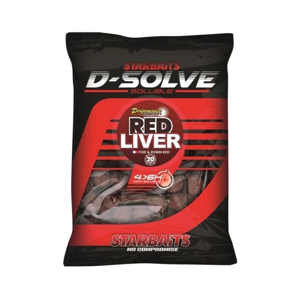 STARBAITS RED LIVER D-SOLVE 20MM 2,5KG.