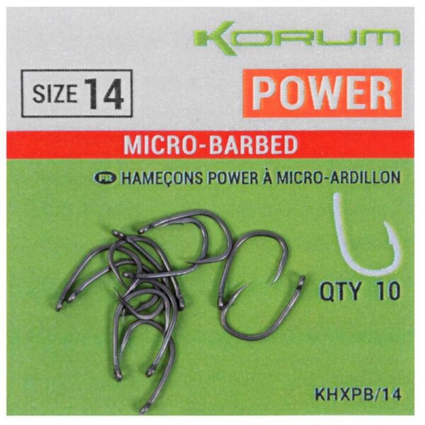 KORUM XPERT POWER MICRO BARBED N°8