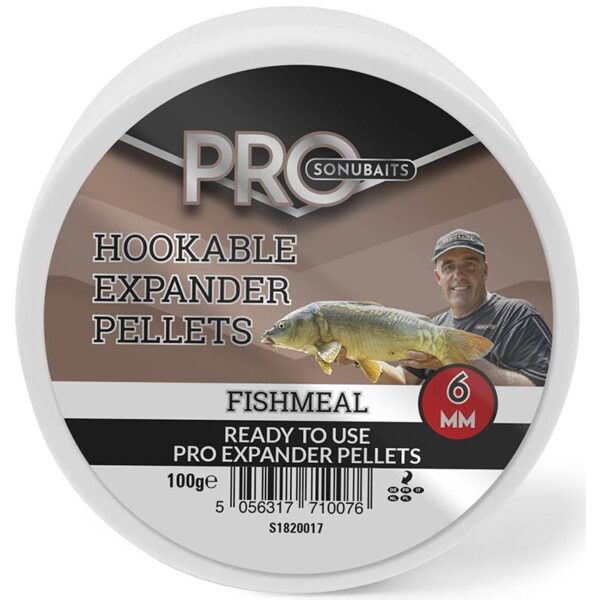 SONUBAITS PRO HOOKABLE EXPANDER PELLETS FISHMEAL 4MM