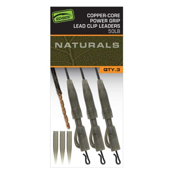 FOX EDGES™ NATURALS COPPER CORE LEAD CLIP LEADER