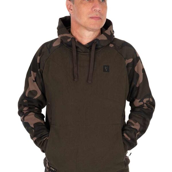 FOX PREMIUM 310 HOODIE PULLOVER BLACK/CAMO XXXL