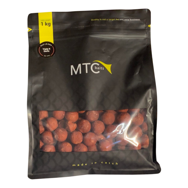 MTC BAITS SHELF LIFE TRIPLE R GARLIC 20MM 5KG