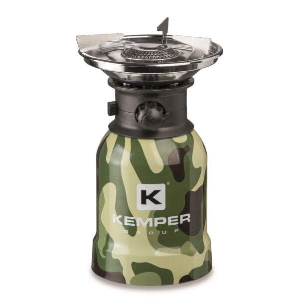 KEMPER FORNELLO DA CAMPEGGIO CON ACCENSIONE PIEZOELETTRICA VERSIONE CAMOUFLAGE
