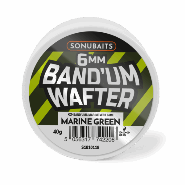 SONUBAITS MARINE GREEN WAFTERS 6MM