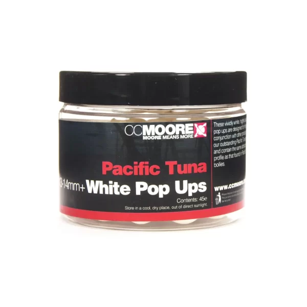 CCMOORE PACIFIC TUNA POP UPS WHITE 12MM