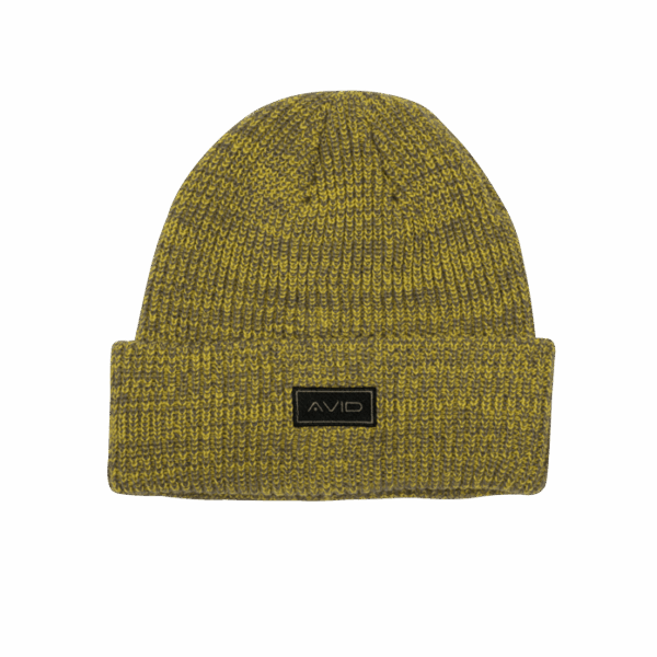 AVID CARP MARL KNIT BEANIE YELLOW