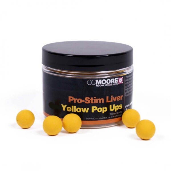 CCMOORE PRO-STIM LIVER POP UPS YELLOW 12 MM