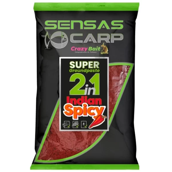 Sensas INDIAN SPICY Super Groundpaste 2in1 1kg
