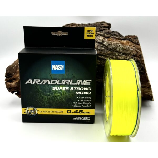 NASH ARMOURLINE MONO UV YELLOW 20LB  0,40MM  1000MT